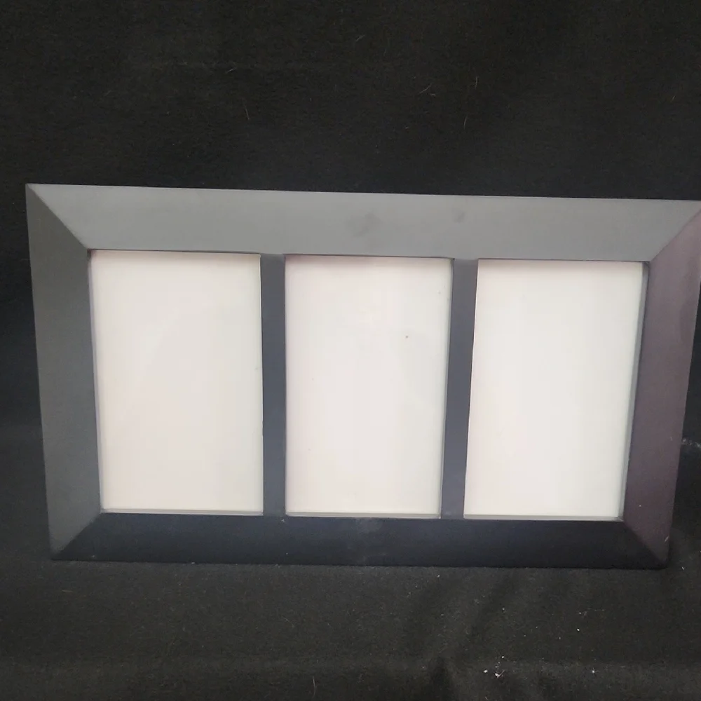 Black and White Triple Photo Frame
